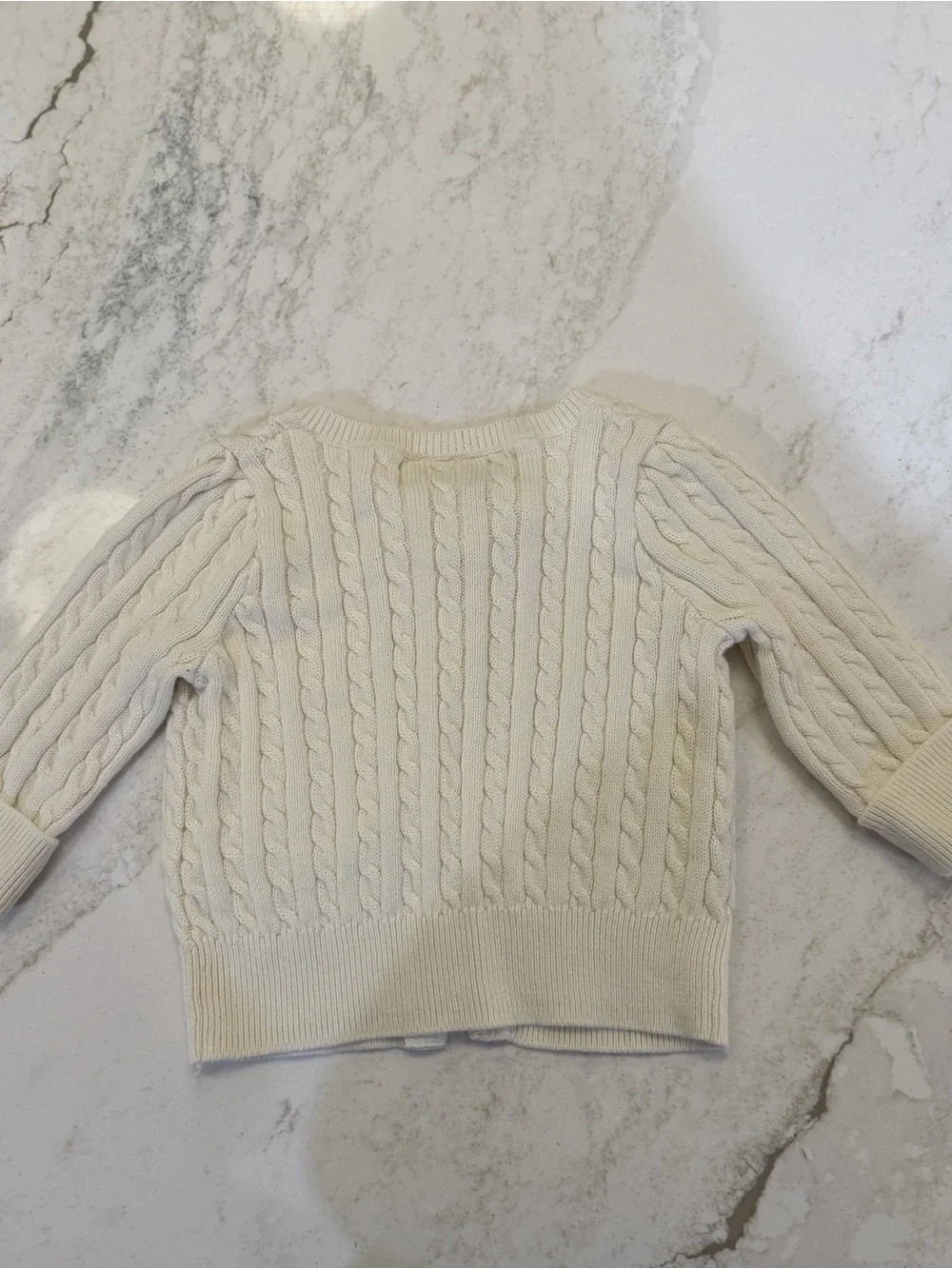 Ralph Lauren Mini Cable Cotton Cardigan